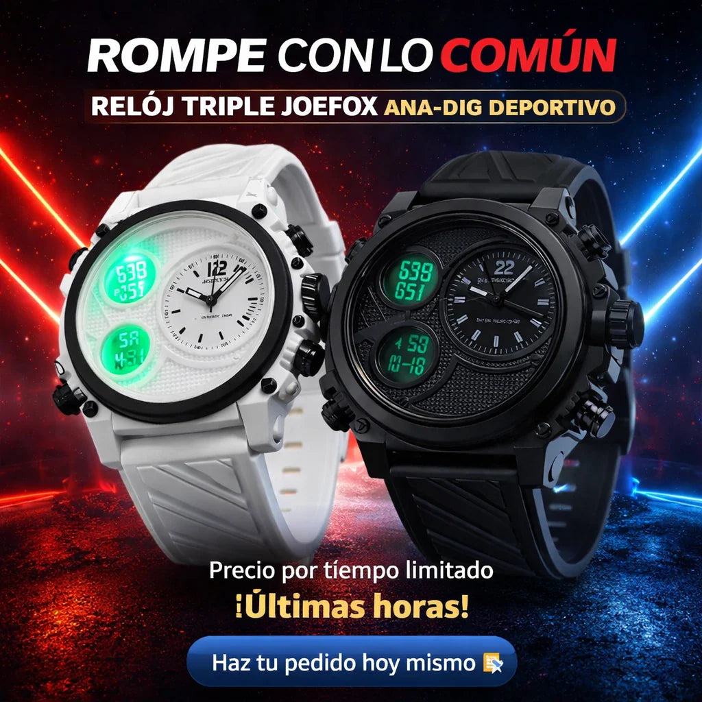 El Reloj Que Combina Estilo Deportivo y Tecnología en Un Solo Look ⌚🔥