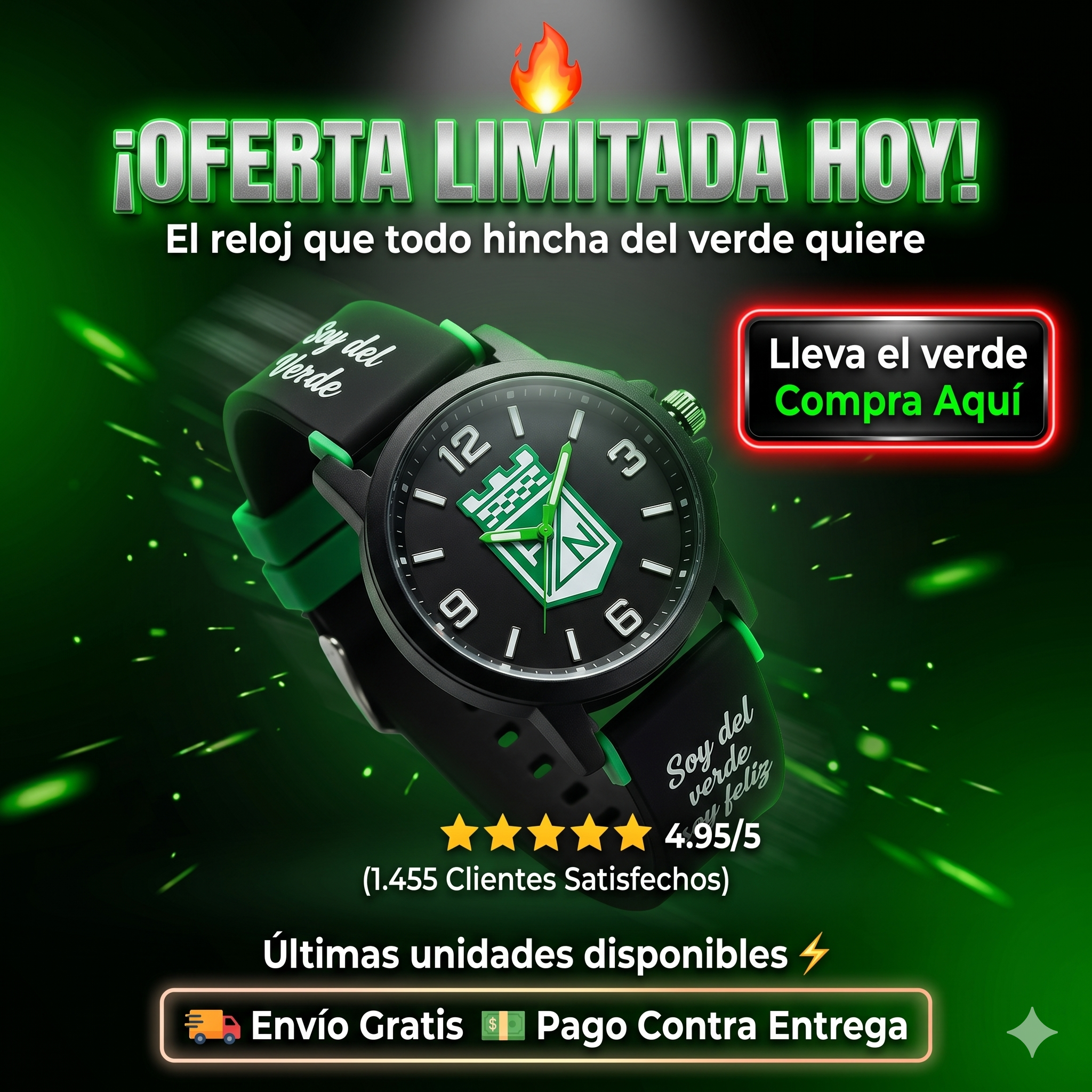 ⌚💚💚 Edición Finalista 2026 Para Verdaderos Verdolagas