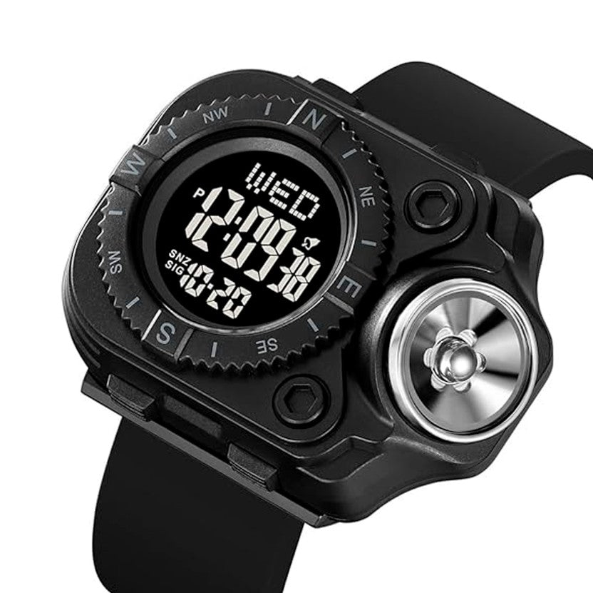 💡🔥 Más Que Un Reloj: Linterna, Estilo y Resistencia en Tu Muñeca
